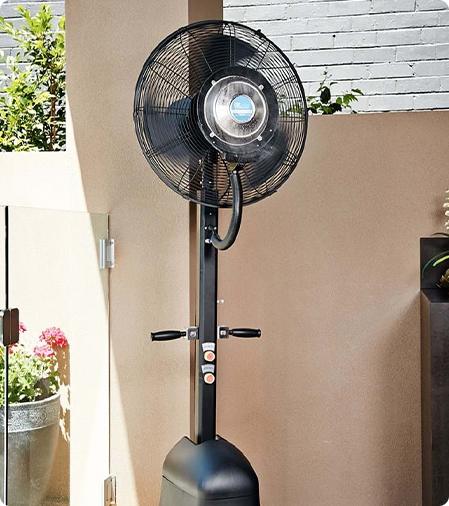 Premium Domestic Misting fans & Cooling Systems