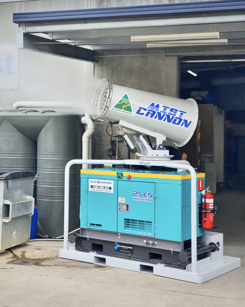 Media Release: OZmist Unveil's their D45AU Diesel Fog Cannon into 2024 Line Up.