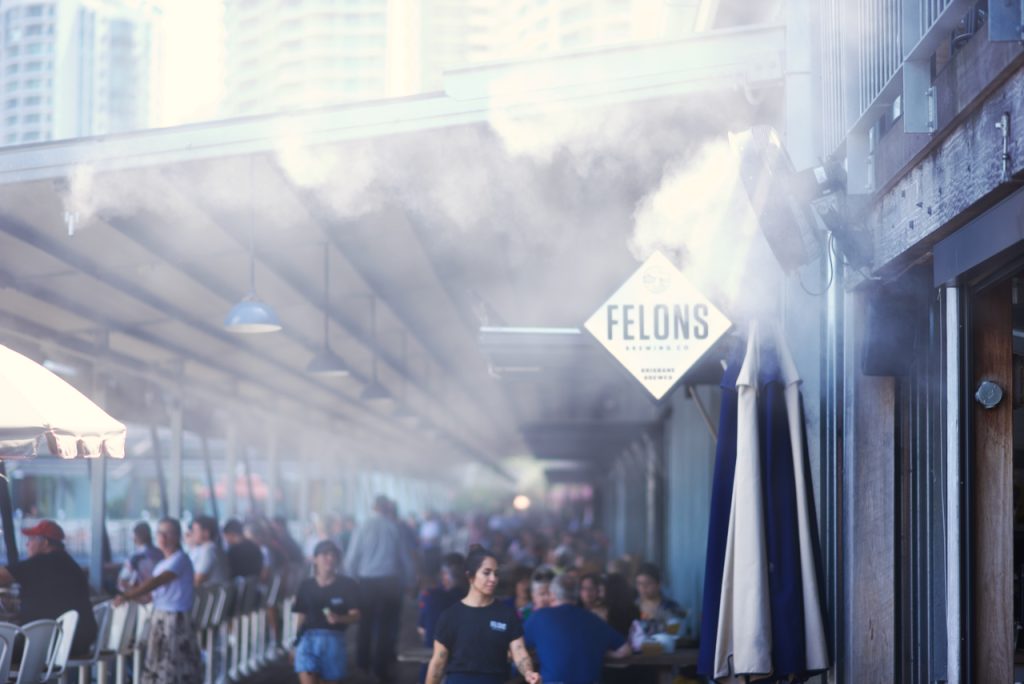 Cooling Solutions for Bars and Restaurants Misting Fans