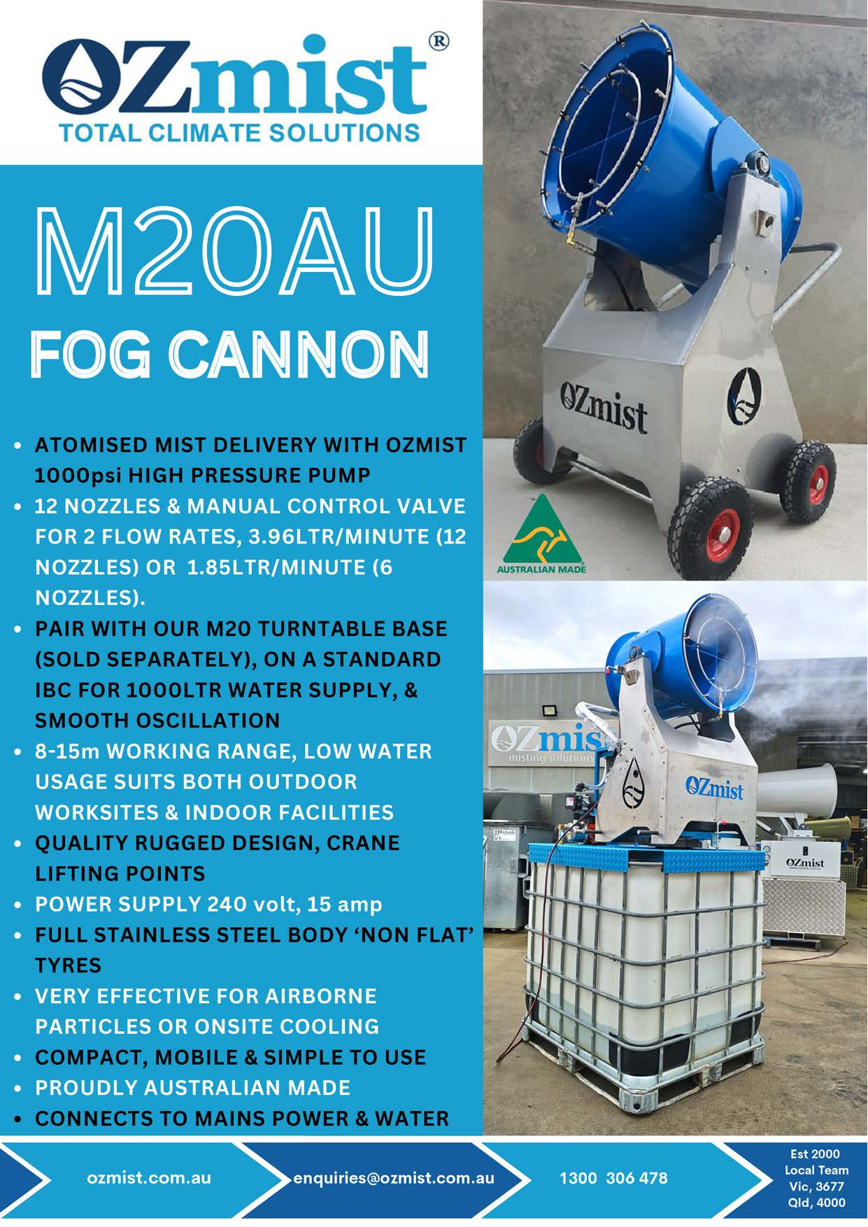 M20AU Fog Cannon