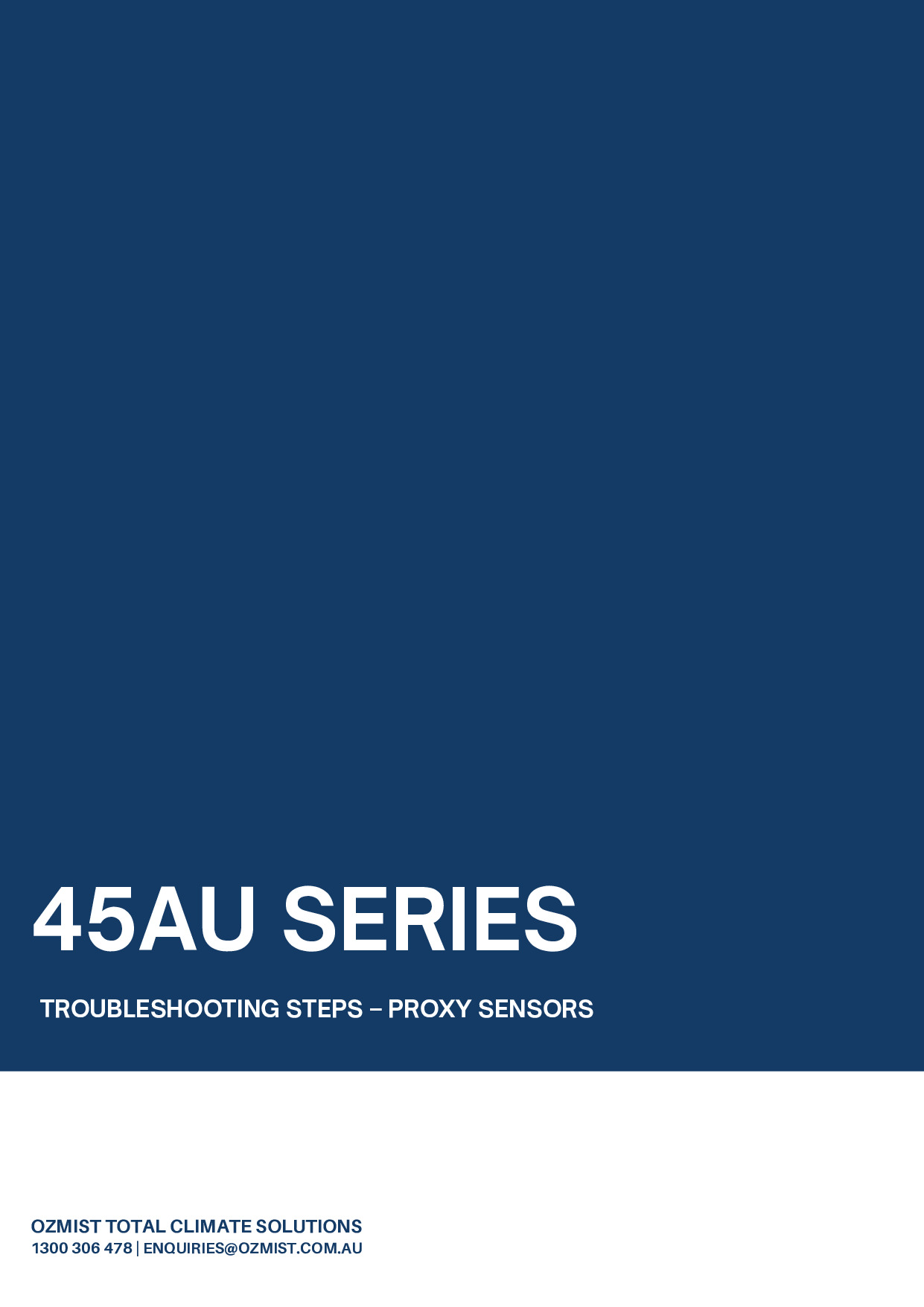 45AU Series - Proxy Sensors