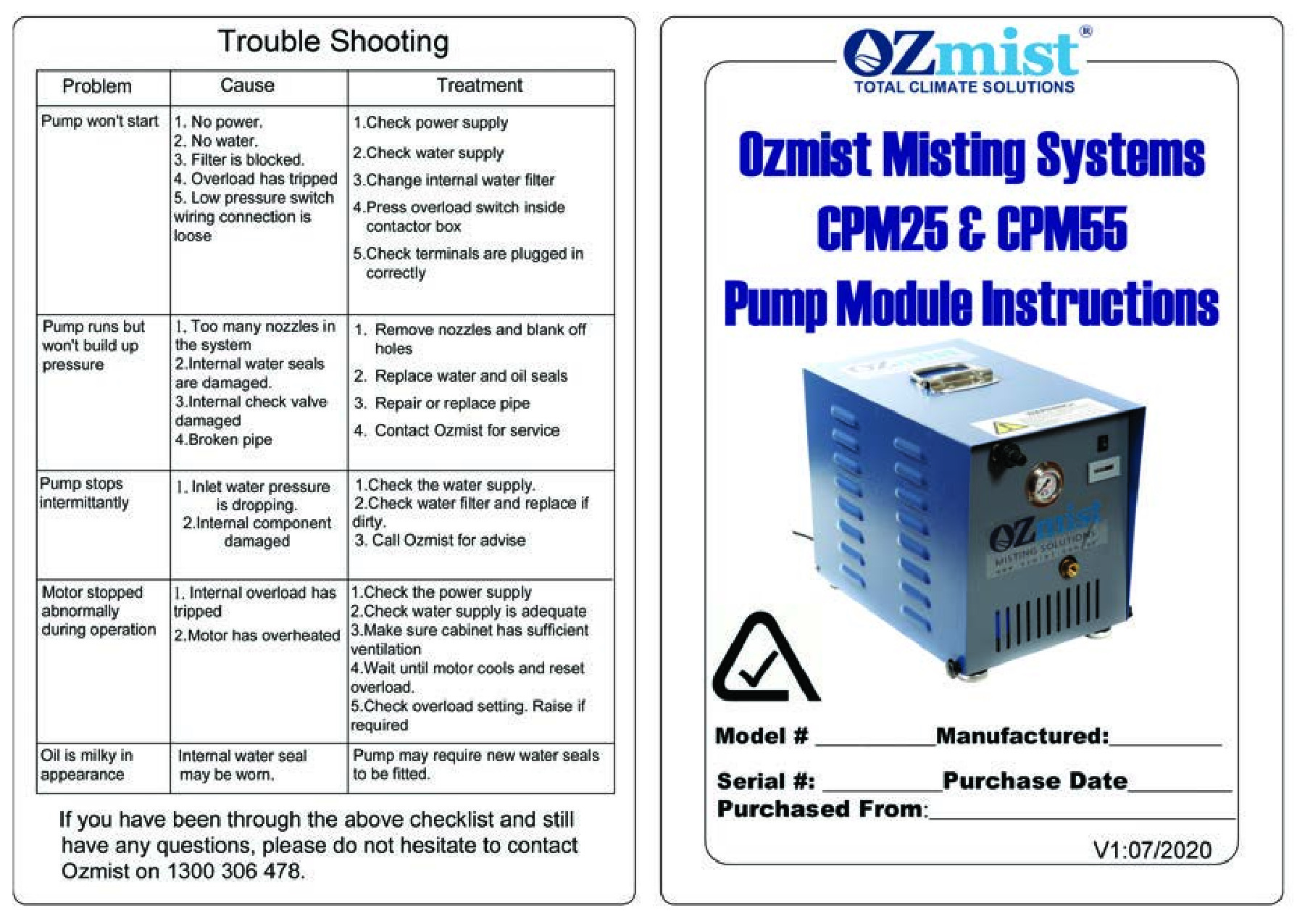 CPM Pump Guide