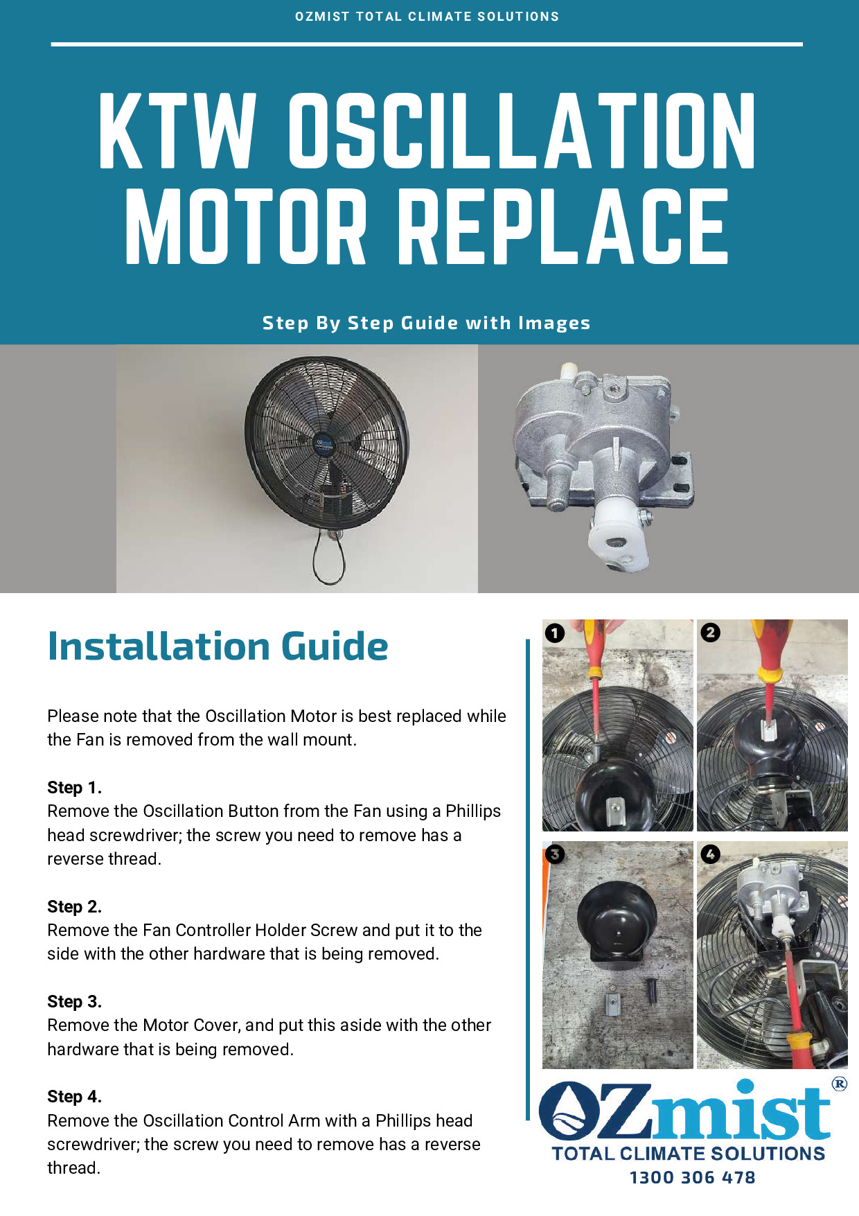 KTW Oscillation Motor Replacement