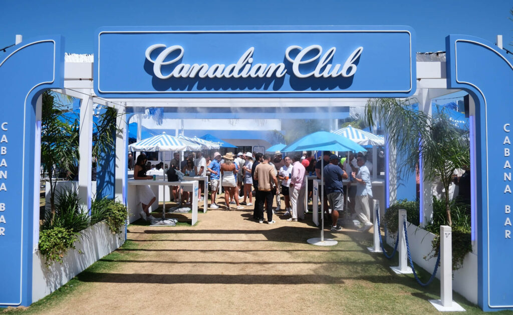 Misting Lines Canadian Club