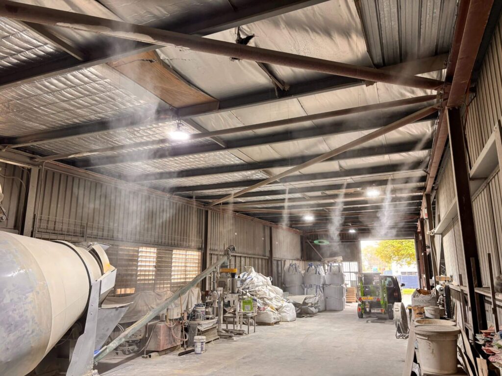 Dust Suppression Misting Lines