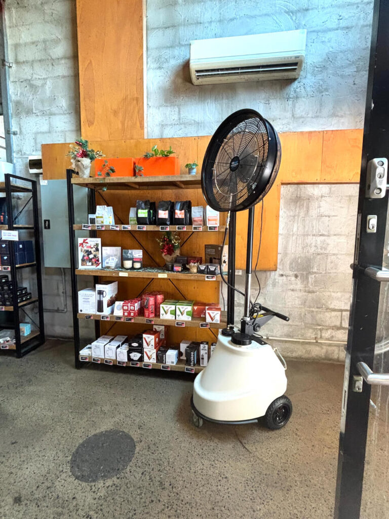 PortaMist MK2 Portable Misting Fan Workshop