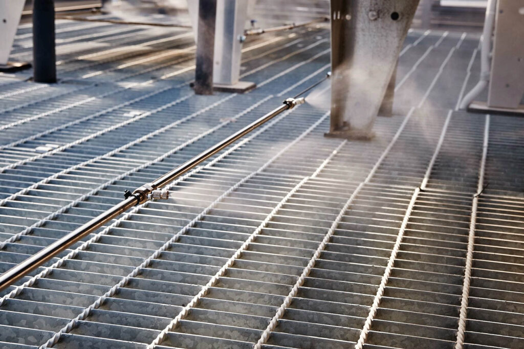 Industrial Mist Nozzles Cooling Data Centres