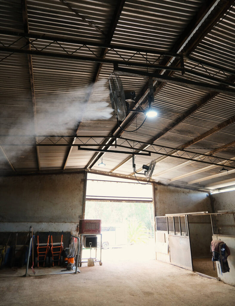 Livestock Horse Stable Cooling Solutions