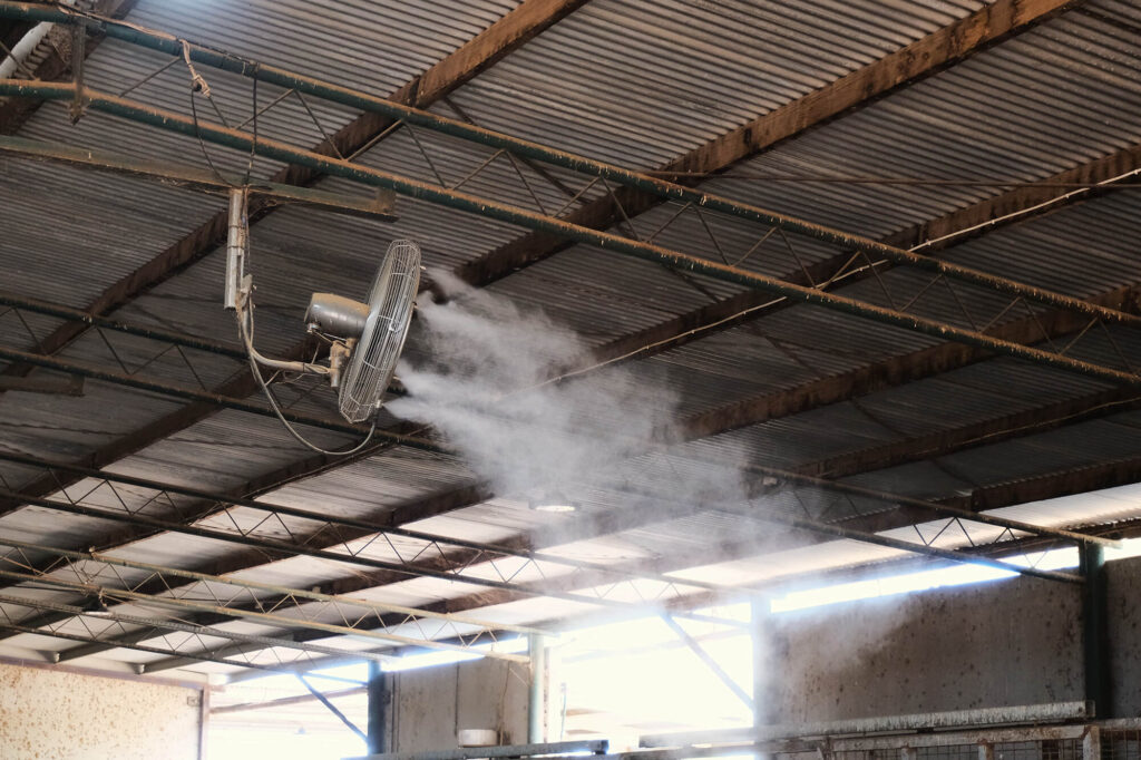 Livestock Racehorse Mist Cooling Fans