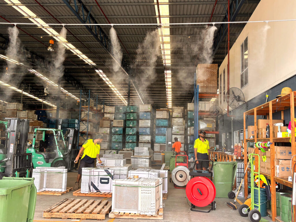 New Industrial Workshop Mist Cooling Australia