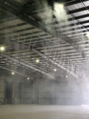 Waste Dust Suppression OZmist Static Misting