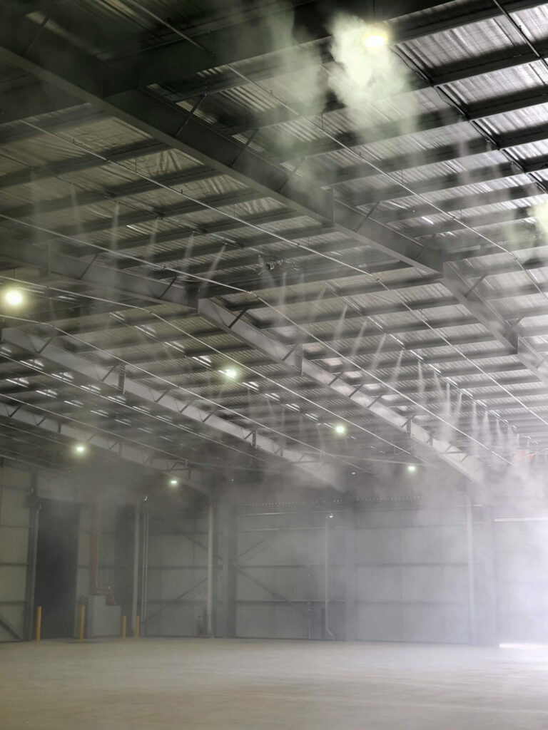 Waste Dust Suppression OZmist Static Misting