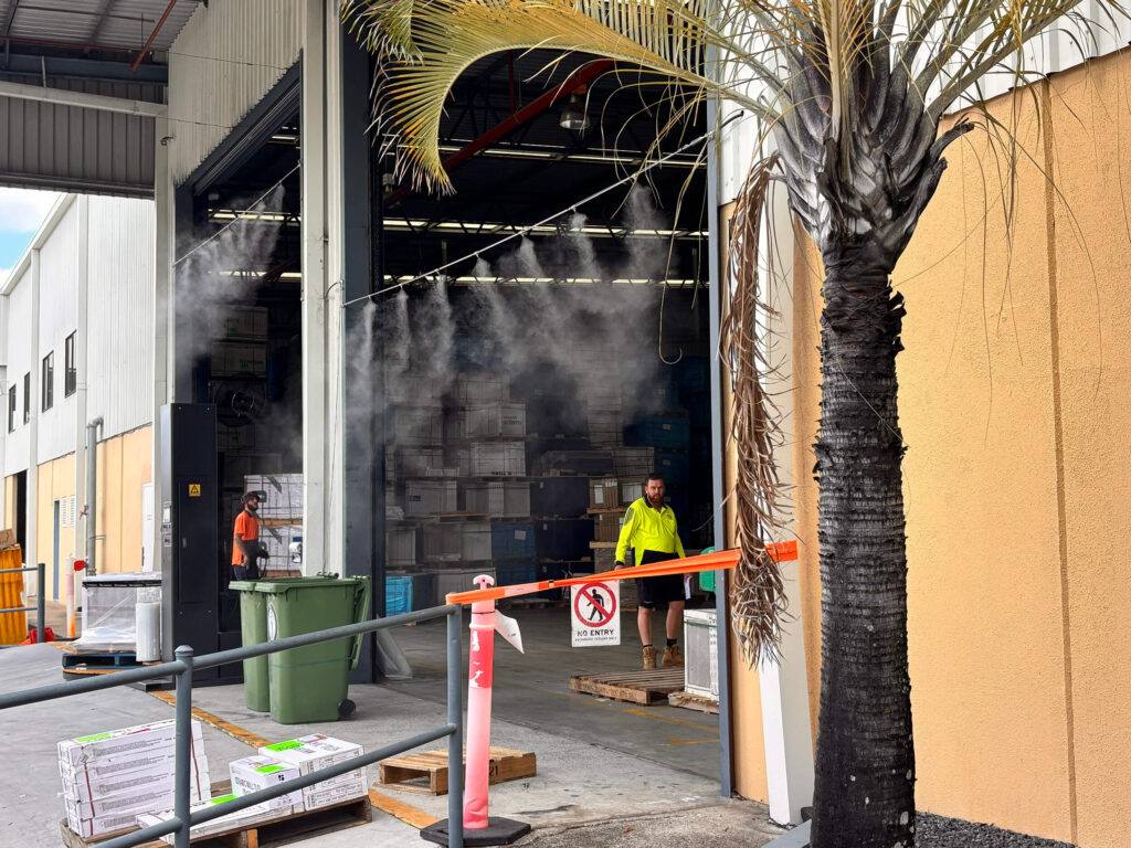 Misting Lines Factories and Warehousing