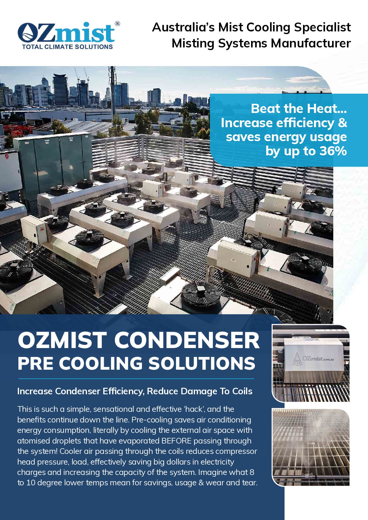 HVAC Condensor Pre Cooling Brochure