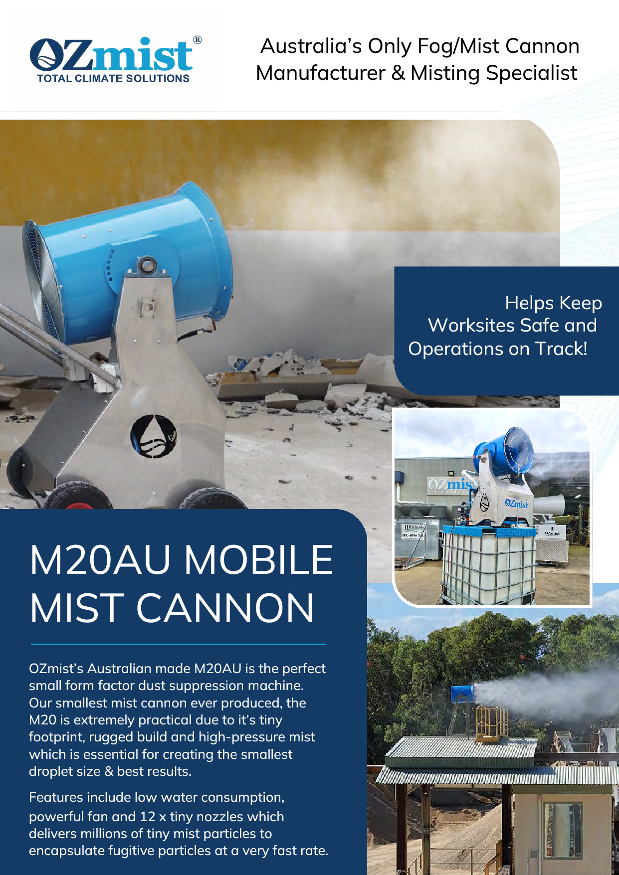 OZmist M20 Fog Cannon Brochure